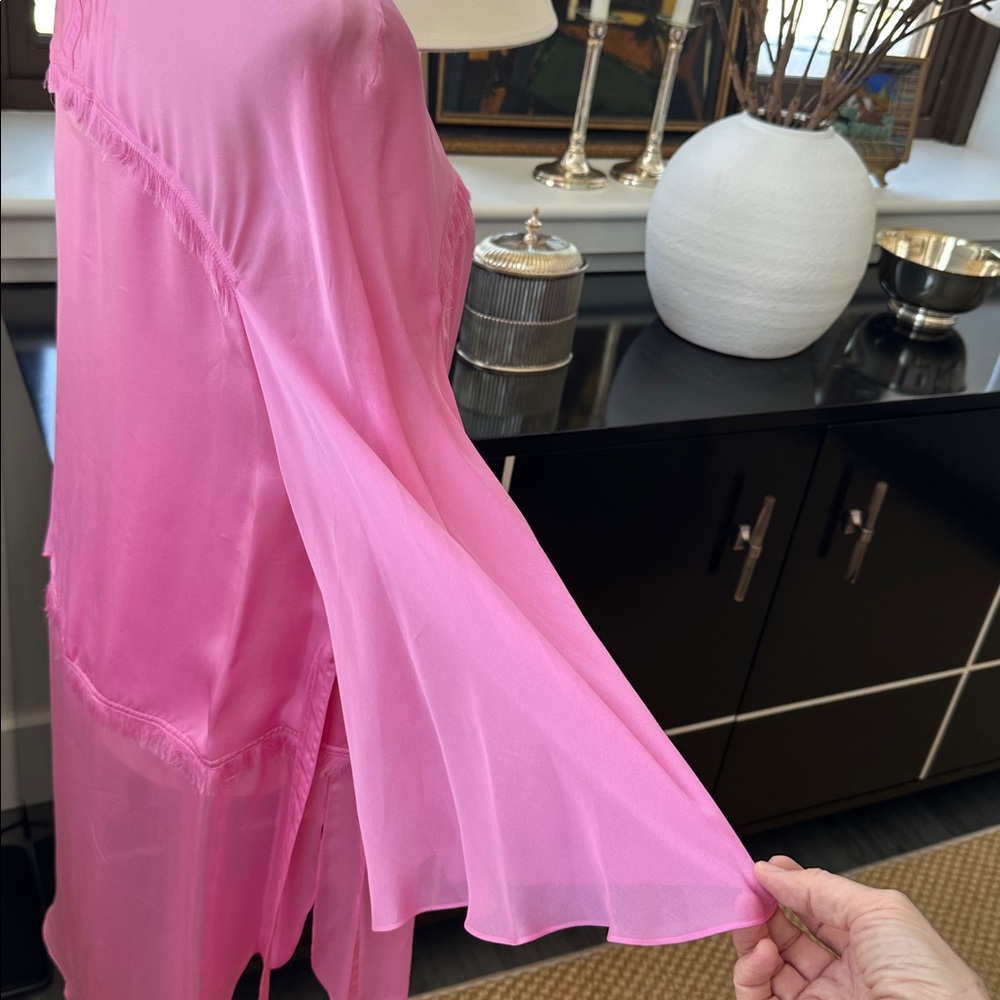 Chado Ralph Rucci Silk Chiffon Tunic S/M - Picture 5 of 14